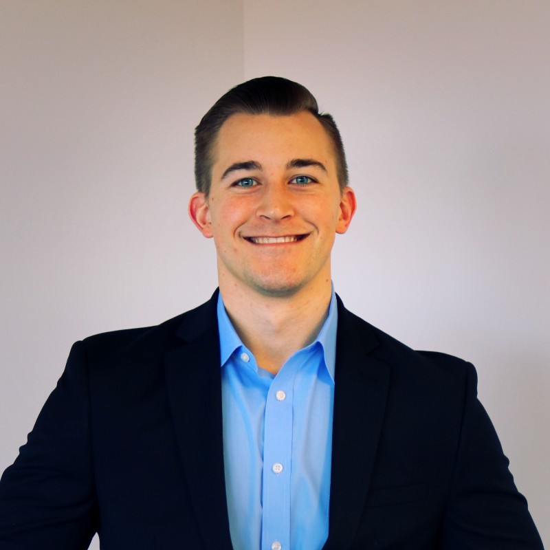 Kyle Blackburn smiles